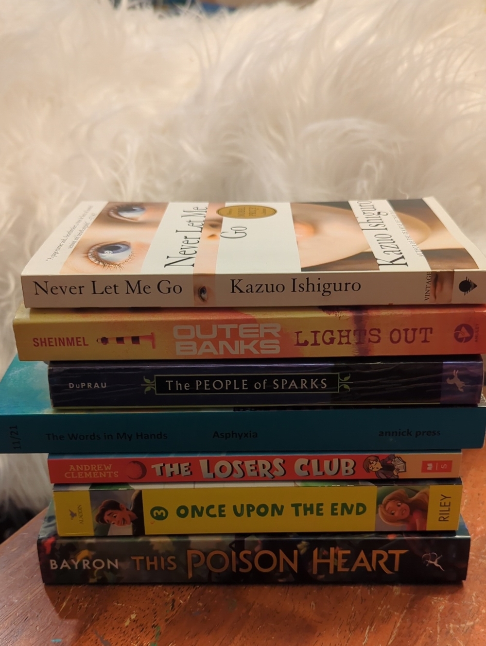 Stack of Middle School Paperback Books!